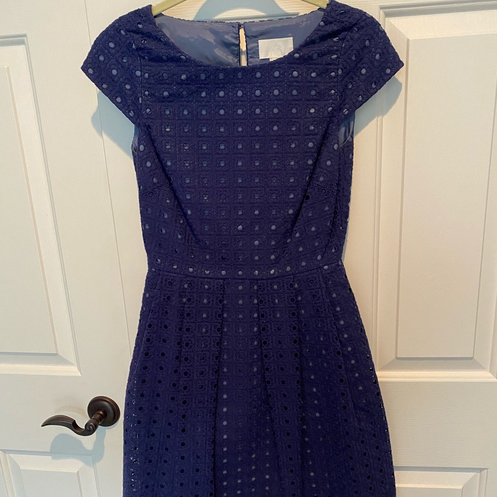 Navy J. Crew Dress